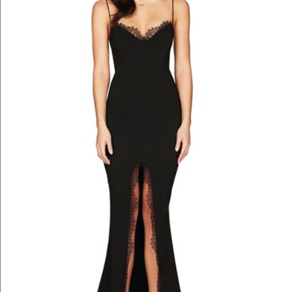Nookie Chloe Black Gown - Size M